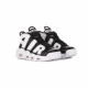 scarpa alta donna wmns uptempo BLACK/SUMMIT WHITE/METALLIC SILVER