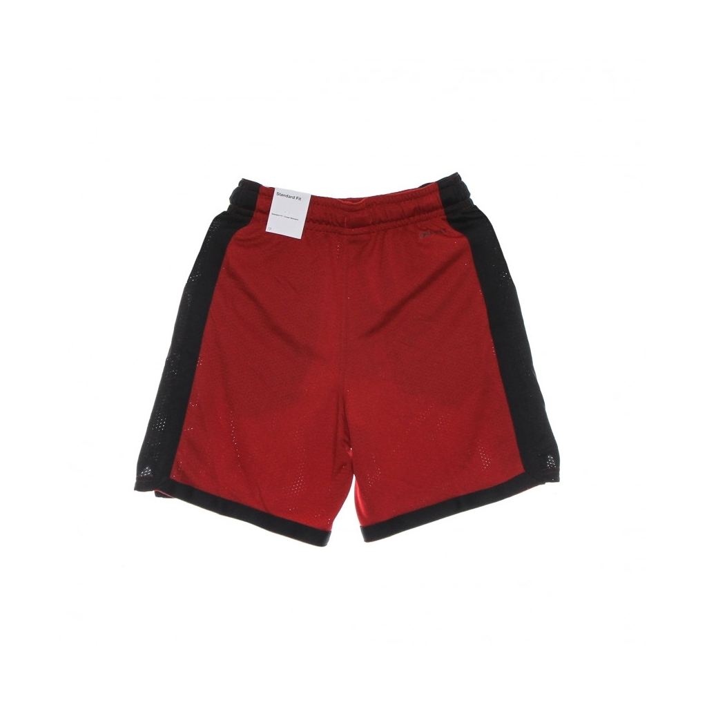 pantaloncino tipo basket uomo dri fit sport mesh short GYM RED/BLACK/BLACK