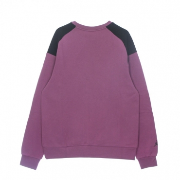 felpa girocollo uomo jumpman fleece crew LIGHT BORDEAUX/BLACK