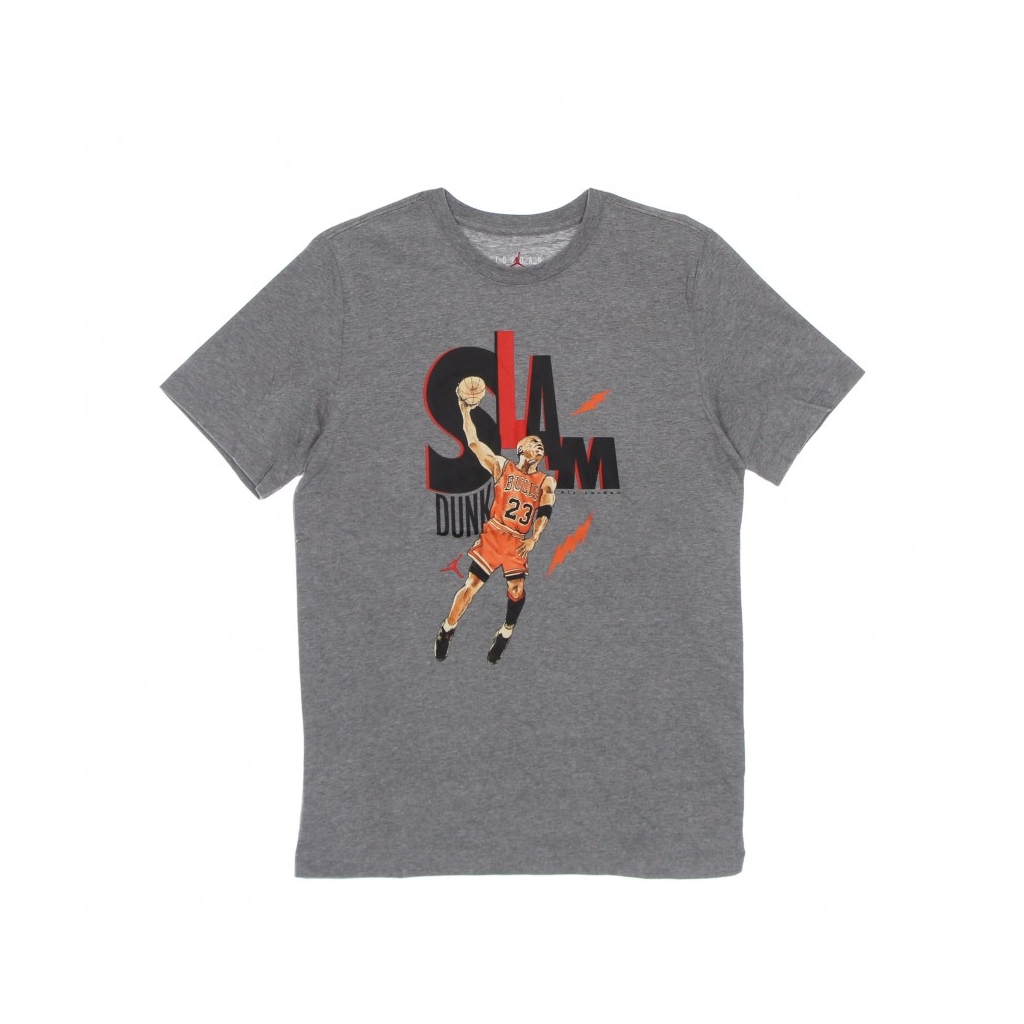 maglietta uomo game 5 crew tee CARBON HEATHER