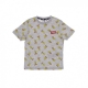 maglietta bambino laarge all over print tee LIGHT GREY MELANGE/BIRDY