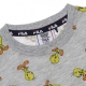 maglietta bambino laarge all over print tee LIGHT GREY MELANGE/BIRDY