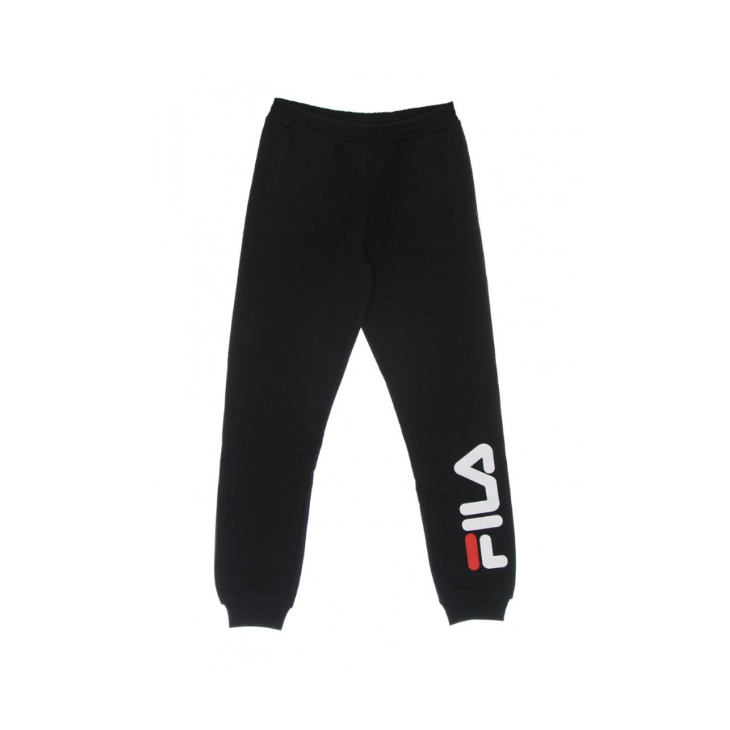 pantalone tuta leggero ragazzo songe classic logo sweat pants BLACK BEAUTY