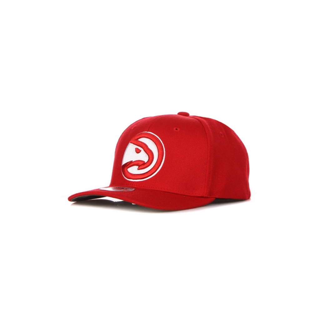 cappellino visiera curva uomo nba team ground 20 stretch snapback atlhaw RED