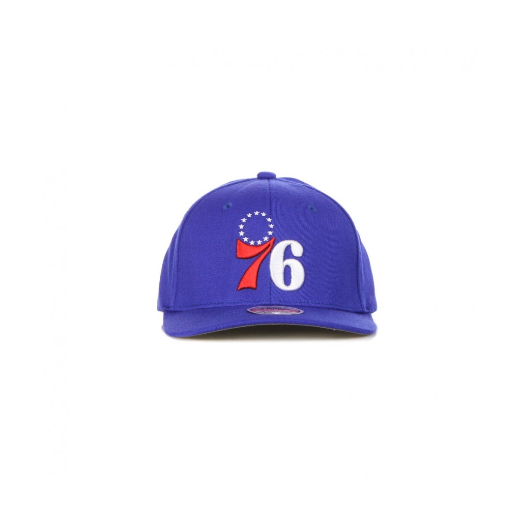 cappellino visiera curva uomo nba team ground 20 stretch snapback phi76e BLUE