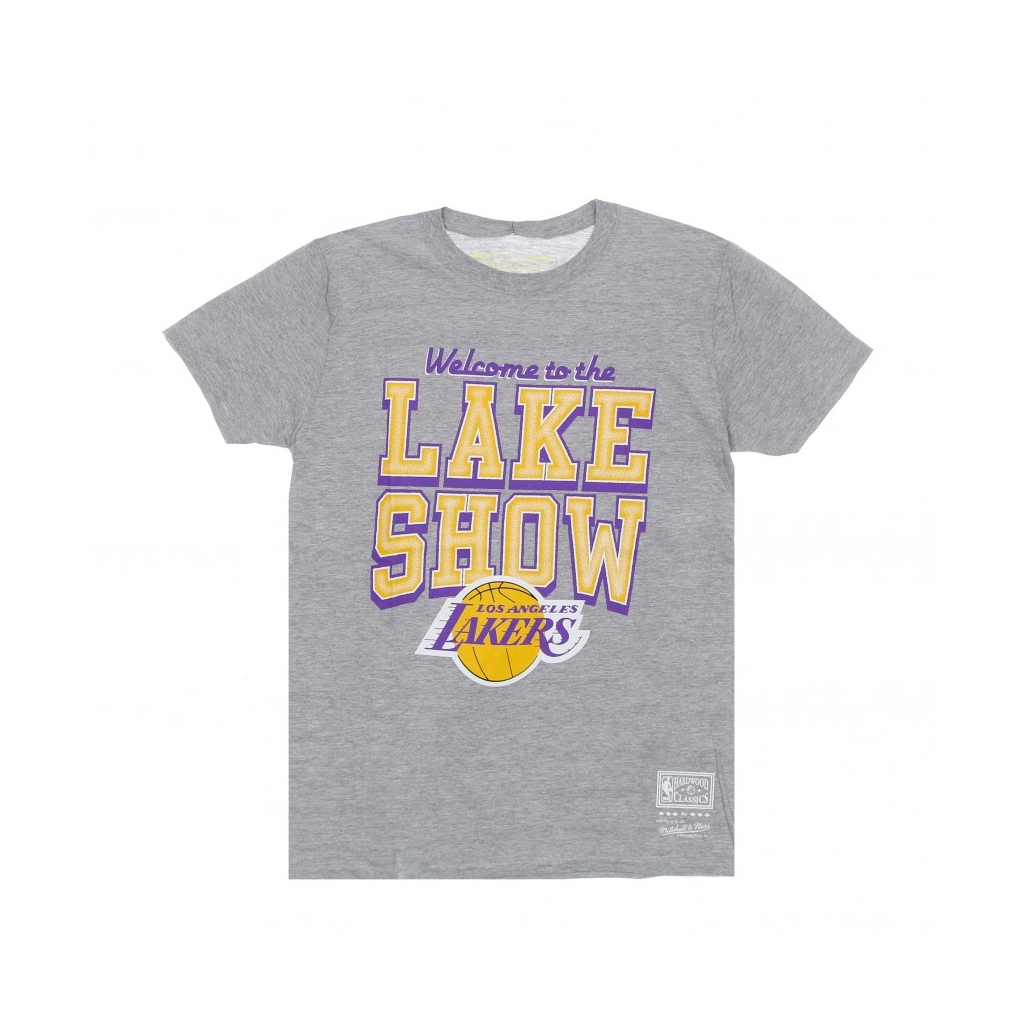 maglietta uomo nba lake show tee hardwood classics loslak GREY