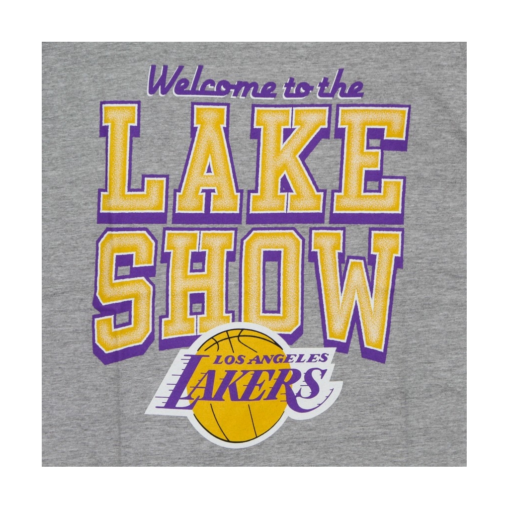 maglietta uomo nba lake show tee hardwood classics loslak GREY