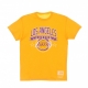 maglietta uomo nba los angeles lakers tee hardwood classics loslak YELLOW