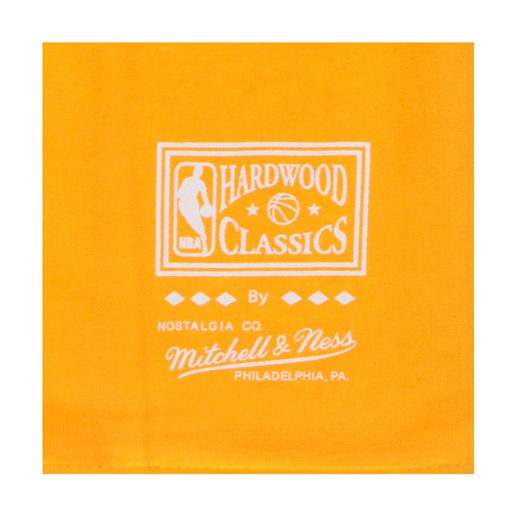 maglietta uomo nba los angeles lakers tee hardwood classics loslak YELLOW