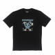 maglietta uomo peace warriors tee BLACK