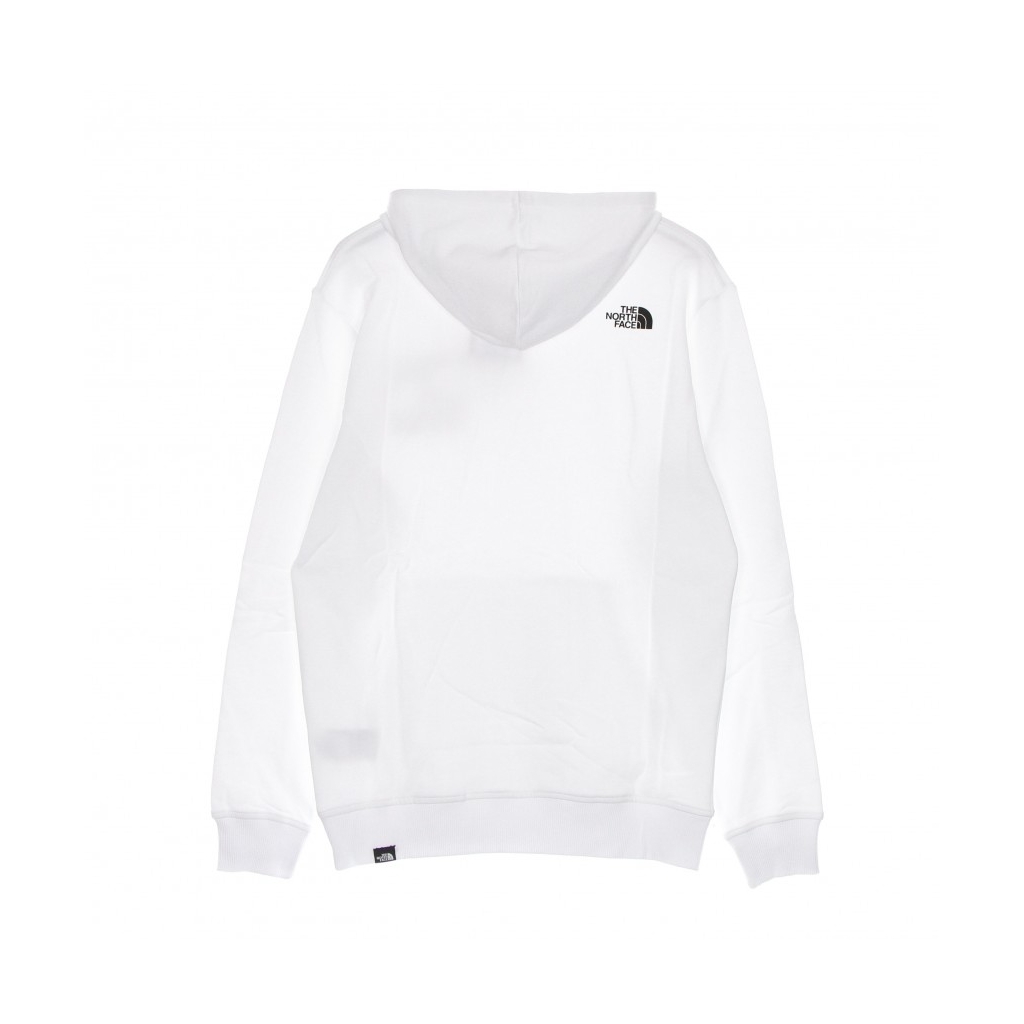 felpa cappuccio uomo fine hoodie WHITE