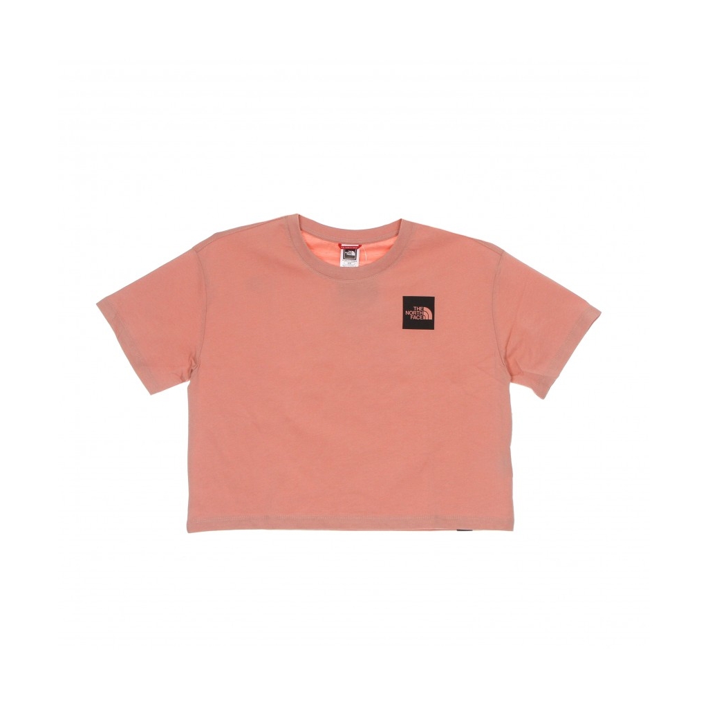 maglietta corta donna cropped fine tee ROSE DAWN