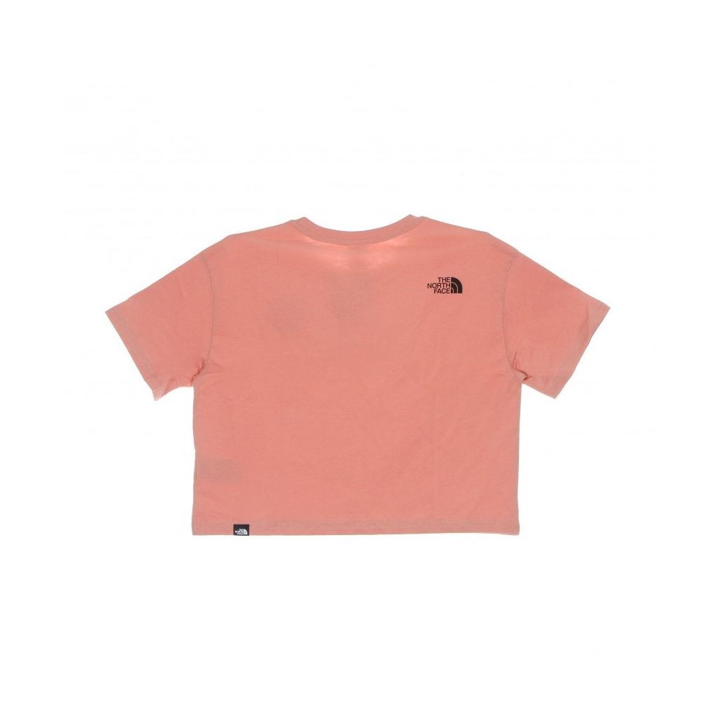 maglietta corta donna cropped fine tee ROSE DAWN