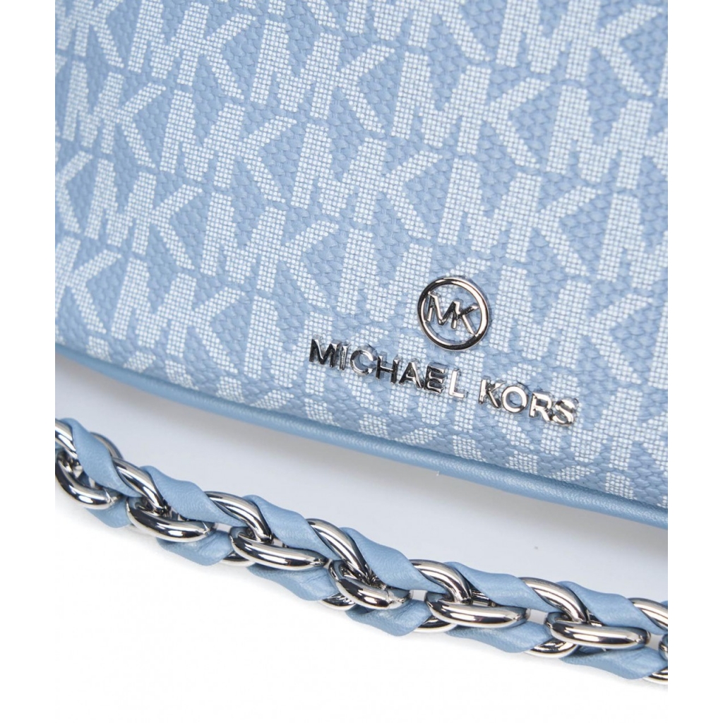 Belly bag con logo azzurro 