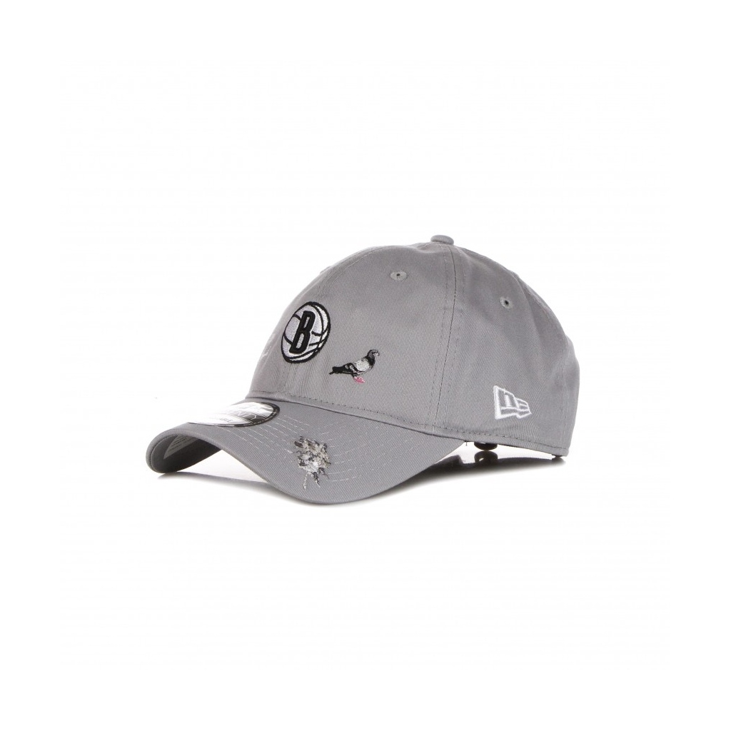 New Era 9TWENTY STAPLE X NBA BROOKLYN NETS Grey - GRAY