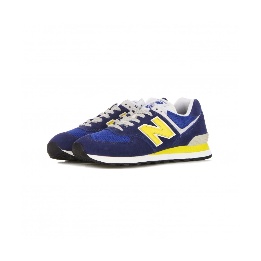 New Balance scarpa bassa uomo 574 NAVY YELLOW Sneakers Bowdoo