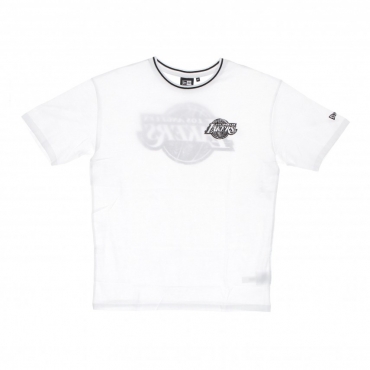 maglietta uomo nba distressed graphic oversized tee loslak WHITE