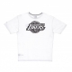 maglietta uomo nba distressed graphic oversized tee loslak WHITE