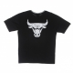 maglietta uomo nba distressed graphic oversized tee chibul BLACK