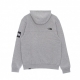 felpa cappuccio uomo fine alpine hoodie LIGHT GREY HEATHER