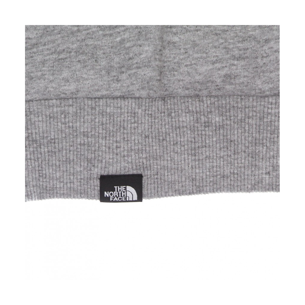 felpa cappuccio uomo fine alpine hoodie LIGHT GREY HEATHER