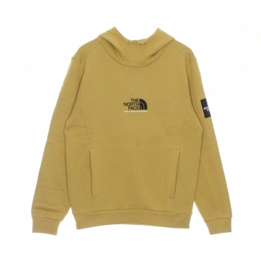 felpa cappuccio uomo fine alpine hoodie ANTELOPE TAN