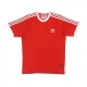 maglietta uomo 3-stripes tee VIVID RED