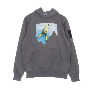 felpa cappuccio uomo mountain heavyweight po hoodie MEDIUM GREY HEATHER