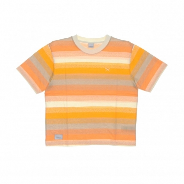 maglietta donna pixi stripe tee APRICOT