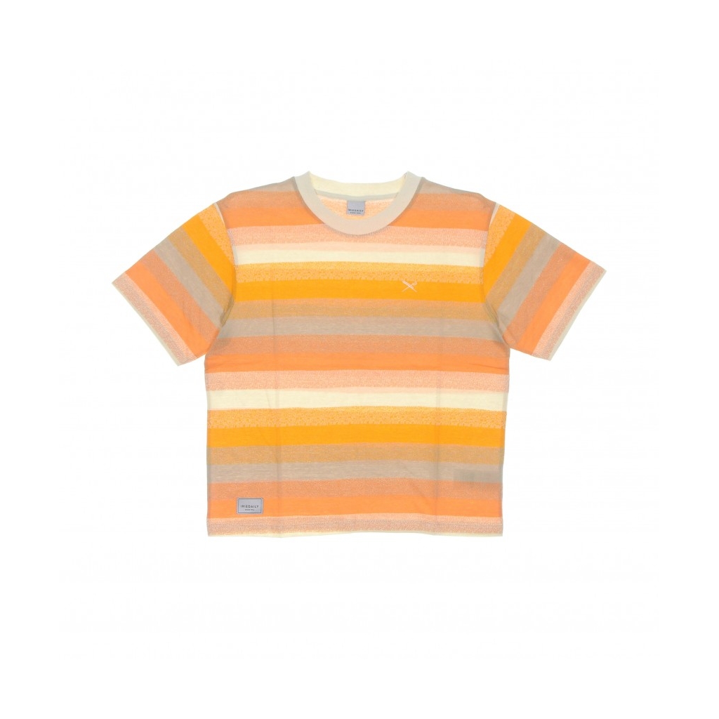 maglietta donna pixi stripe tee APRICOT