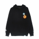 felpa cappuccio uomo daffy duck hoodie x space jam 2 BLACK