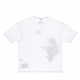 maglietta uomo gufo reale tee over WHITE