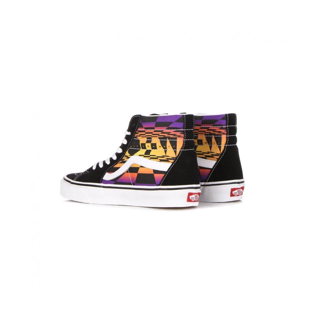 scarpa alta uomo sk8-hi graphic check BLACK/MULTI