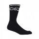 calza media uomo logo mid socks BLACK/WHITE