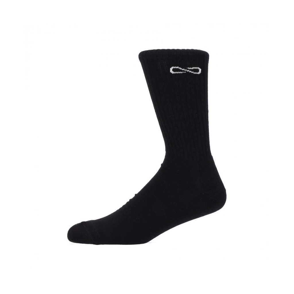 calza media uomo classic logo mid socks BLACK/WHITE