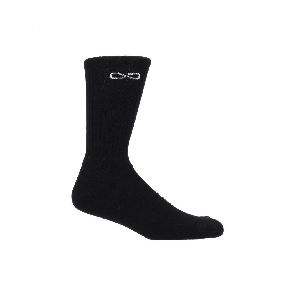 calza media uomo classic logo mid socks BLACK/WHITE