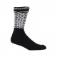 calza media uomo ribs socks BLACK