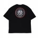 maglietta uomo monogramma primavera tee over BLACK