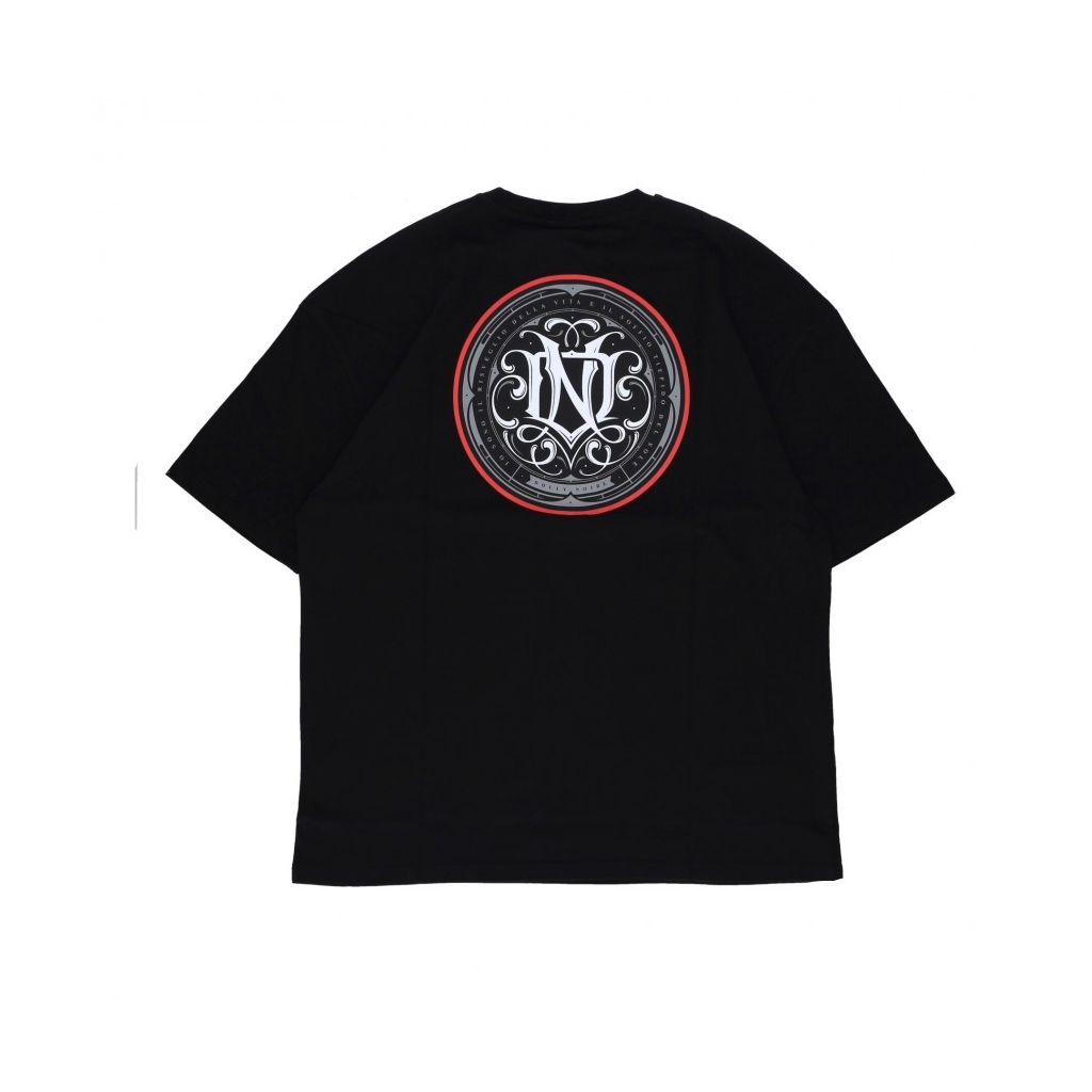 maglietta uomo monogramma primavera tee over BLACK