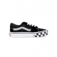 scarpa bassa bambino sk8-low reflective sidestripe CHECKERBOARD/BLACK