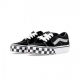 scarpa bassa bambino sk8-low reflective sidestripe CHECKERBOARD/BLACK