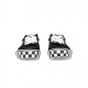 scarpa bassa bambino sk8-low reflective sidestripe CHECKERBOARD/BLACK