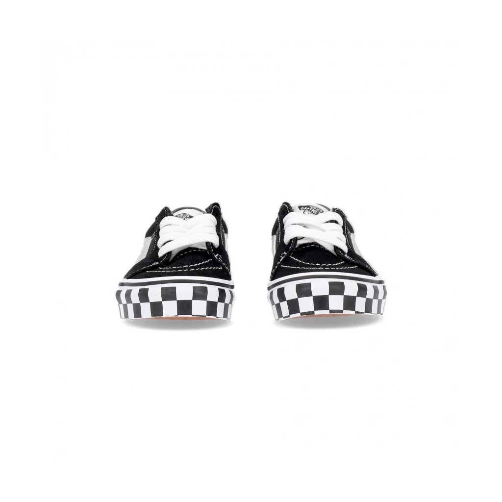 scarpa bassa bambino sk8-low reflective sidestripe CHECKERBOARD/BLACK