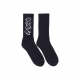 calza media uomo block socks BLACK