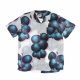 camicia manica corta uomo blueberries woven WHITE/MULTI