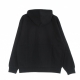 felpa cappuccio uomo lowercase hood specialty fleece BLACK