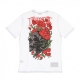 maglietta uomo rossa primavera tee WHITE