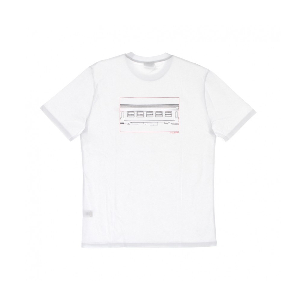 maglietta uomo treno tee x loop WHITE