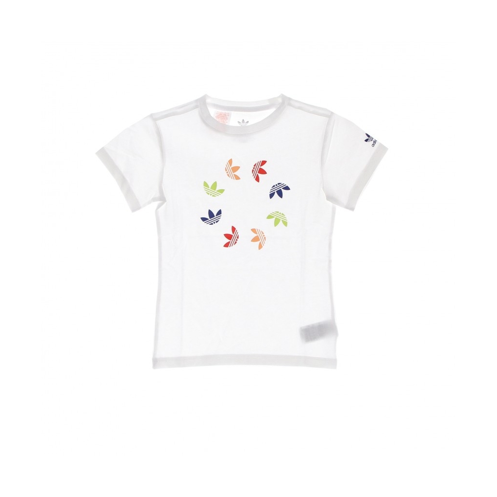 maglietta ragazzo logo tee WHITE