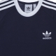 maglietta uomo 3 stripes tee SHADOW NAVY